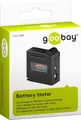 Produktbild: Goobay 54020 Batterietester für alle Batterien & Akkus Batterietester für AAA, AA, C, 9V, D, N & 1,5V Knopfzelle Batterieprüfgerät mit Display Schwarz