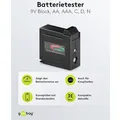 Produktbild: Batterietester Batterieprüfer Akkutester für Batterien, Akkus und Knopfzellen