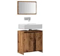 Produktbild: vidaXL Badmöbel-Set, 2-tlg. Badmöbel-Set Altholz-Optik Holzwerkstoff