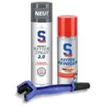 Produktbild: Dr. Wack S100 Kettenreiniger 300 ml + Weißes Kettenspray 2.0 400 ml + Reinigungsbürste