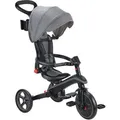 Produktbild: Globber Explorer Trike Foldable 4in1 Kinderwagen Dreirad Laufrad 10/8,5 Zoll Faltbar Höhenverstellbar Grau