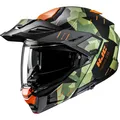 Produktbild: Motorrad Helm XL - HJC i80 Roki Klapphelm - schwarz-grün-orange matt