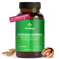 Produktbild: Vitabay Spermidin 6 mg – 120 vegane Kapseln – hochdosiert - aus fermentiertem Weizenkeimextrakt – ohne Zusatzstoffe – 4 Monate Vorrat
