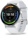 Produktbild: GARMIN Venu 3 Smartwatch steinweiß, silber
