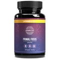 Produktbild: Primal Harvest Kogni Boost – Nahrungsergänzungsmittel mit Koffein, L-Tyrosin, Citicolin, Bacopa monnieri, Rhodiola rosea und B-Vitaminen. Vegane Kapseln, Tagesdosis.