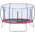 Produktbild: Hudora Kindertrampolin Fantastic Trampolin – Outdoor Trampolin für Kinder Garten, Ø 400 cm rot 400 cm