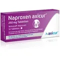 Produktbild: NAPROXEN axicur 250 mg Tabletten 10 St