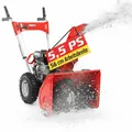 Produktbild: Schneefräse Benzin mit Radantrieb 56 cm Arbeitsbreite 40 cm Arbeitshöhe 5,5 PS