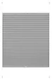 Produktbild: GARDINIA Plissee ohne Bohren, Zum Klemmen, Blickdicht, Falt-Rollo zur Verdunklung, Sichtschutz, Verstellbar von 6 mm - 30 mm, Greta, Steingrau, 50 x 130 cm