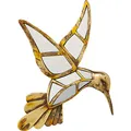 Produktbild: Kare Design Wandschmuck Bird Mirror Gold, Wandschmuck, Vogel, Glas verspiegelt, Accessoires, Wohnzimmer, Wandobjekt, Wanddeko, 32x27x4 cm (H/B/T)
