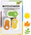 Produktbild: 3 folia Motivstanzer 'Ganzjahresmotive', klein, Set 2