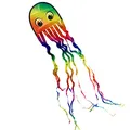 Produktbild: CIM Oktopus Drachen - Krake DRAKI Rainbow - Einleiner für Kinder ab 3 Jahren - Abmessung: 25x160cm - inkl. Drachenschnur