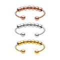 Produktbild: Purelei® Shade Anxiety Ring 3er-Set - Fidget – Damenring aus langlebigem Edelstahl – Wasserfeste Ringe – in verstellbaren Größen erhältlich von 50-66 - Damenschmuck (50-60)
