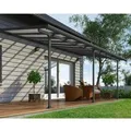 Produktbild: Palram - Canopia Terrassenüberdachung Feria Anthrazit 3x6.10
