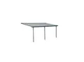 Produktbild: Palram Canopia Feria Terrassenüberdachung anthrazit doppelverglast 610x295x260-305 in cm (LxBxH)