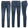 Produktbild: Sublevel Herren Jeans Hose Basic Stretch Jeanshose Regular Slim Denim, Hosengröße:W36, Farbe:Dunkelblau