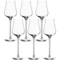 Produktbild: LEONARDO HOME Brunelli Grappa-Gläser 6er Set • spülmaschinenfeste Likör-Kelche • Schnaps-Glas mit gezogenem Stiel • Spirituosen Gläser • 210 ml • 066413