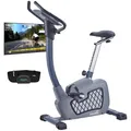 Produktbild: Skandika Wiry Ergometer Heimtrainer Kinomap Bluetooth App-Steuerung grau NEU