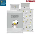 Produktbild: Peanuts Baby Bettwäsche Snoopy 40x60 + 100x135 cm, 100% Baumwolle mit RV, neu