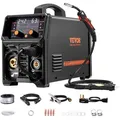 Produktbild: VEVOR MIG-Schweißgerät, 200 A synergetische MIG-Schweißmaschine, 4-in-1-Gas-MIG/Flux Core-MIG/Stick/Lift-TIG-Mehrprozess-Welder mit IGBT-Wechselrichtertechnologie und LCD-Bildschirmanzeige