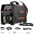 Produktbild: VEVOR MIG-Schwei_gerät, 200 A synergetische MIG-Schwei_maschine, 4-in-1-Gas-MIG/Flux Core-MIG/Stick/Lift-TIG-Mehrprozess-Welder mit
