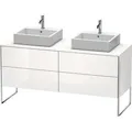 Produktbild: Duravit XSquare Waschtisch-Unterschrank XS4927B2222 160x53,8x54,8cm, 4 Auszüge, beidseitig, weiß hochglanz