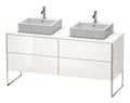 Produktbild: Duravit Xsquare Waschtischunterbau für Konsole Becken beidseitig 4 Auszüge 1600 x 548 x 778 mm Weiß Hochglanz Dekor - XS4927B2222