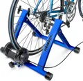 Produktbild: Relaxdays Rollentrainer inklusive 6 Gänge-Schaltung, für 26-28 Zoll, bis 120 kg belastbar, Indoor Fahrradfahren, blau
