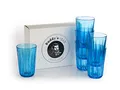 Produktbild: Buddy´s Bar - 6er Set, Hochwertige 0,3 Liter Tritan Kunststoff Trinkgläser, BPA frei, Kristallglas-Optik, bruchfeste Mehrweg-Gläser, wiederverwendbar und spülmaschinenfest, 300 ml, blau