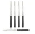 Produktbild: Bayli 5 Paar Chinesische Essstäbchen Set aus Edelstahl | edle Sushi Stäbchen Spülmaschinenfest und Rostfrei | Wiederverwendbare 24,3cm Chopsticks für Asiatisches Geschirr Besteck