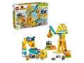 Produktbild: LEGO DUPLO Town 10476 Baustelle mit Baufahrzeugen – 3-in-1-Set Bausatz, Mehrfarbig