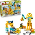 Produktbild: LEGO DUPLO 3-in-1 Baustelle mit Baufahrzeugen - Kleinkinder Lernspielzeug zur Förderung der Feinmotorik - inkl. Lastwagen, Kränen und Baggern - Geschenk für Jungen und Mädchen ab 3 Jahren - 10476