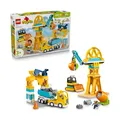 Produktbild: LEGO 10476 DUPLO® Baustelle mit Baufahrzeugen – 3-in-1-Set