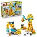 Produktbild: LEGO DUPLO Town 10476 Baustelle mit Baufahrzeugen – 3-in-1-Set, Spielset