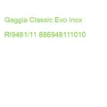 Produktbild: Gaggia Classic Evo E24 Inox RI9481/11 886948111010 (8720389025419)
