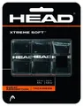 Produktbild: Head Overgrip Xtreme Soft 0.5mm (Allound/glatt/gelocht/griffig) schwarz 3er