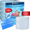 Produktbild: Veddelholzer Pool Reparaturset wasserdichtes unterwasser Klebeband 10 cm x 150 cm Transparentes Abdichtband, Flex Tape, Pool Flickzeug zum Abdichte...