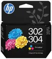 Produktbild: HP Nr.302/304 originale Druckerpatronen Cyan, Magenta, Gelb