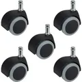 Produktbild: Stuhlrolle Inkl. Stift 50 X 62 Mm, 5 Stück Möbelrollen