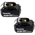 Produktbild: Makita DLM 382 F2 Akku Rasenmäher 36 V ( 2x 18 V ) 38 cm 40 l + 2x Akku 3,0 Ah - ohne Ladegerät