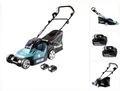 Produktbild: Makita DLM 382 F2 Akku Rasenmäher 36 V ( 2x 18 V ) 38 cm 40 l + 2x Akku 3,0 Ah - ohne Ladegerät