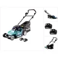 Produktbild: Makita DLM 382 F2 Akku Rasenmäher 36 V ( 2x 18 V ) 38 cm 40 l + 2x Akku 3,0 Ah - ohne Ladegerät