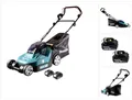 Produktbild: Makita Akkurasenmäher DLM 382 F2 Akku Rasenmäher 36 V (2x 18 V) 38 cm 40 l + 2x Akku 3,0