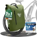 Produktbild: 3in1 Fahrradtasche & Rucksack wasserdicht 20L 