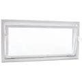 Produktbild: ACO Severin Ahlmann GmbH & Co. KG Kellerfenster Zweifach-Isolierglas Kunststoff Kippfenster weiß, Größe: 80x60cm, wärmeisolierend, Schutzgitter nachrüstbar weiß 80 cm x 60 cm