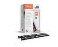 Produktbild: Peach Plastikbinderücken A4 - 20mm - 175 Blatt - 100 Stück - schwarz - PB420-02