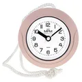 Produktbild: MPM Quality Design Badezimmer-Uhr aus Kunstoff, Quarz-Uhrwerk Sweep, 3-5 ATM Wasserdicht, Rosa, Ø 135 mm, geeignet auch für Außenbereich und als Badezimmeruhr, Pooluhr, Küchenuhr