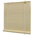 Produktbild: vidaXL Bambusrollo Natur Bambus Holzrollo Jalousie Faltrollo Fenster Rollo