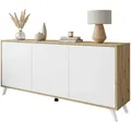 Produktbild: Lookway Kommode, Weiß, Holzwerkstoff, 154x72x40 cm, Wohnzimmer, Kommoden & Sideboards, Kommoden
