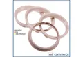 Produktbild: BRANDT AUTOMOTIVE Reifenstift 4X Zentrierringe beige Felgen Ringe Made in Germany, Maße: 74,1 x 72,6 mm